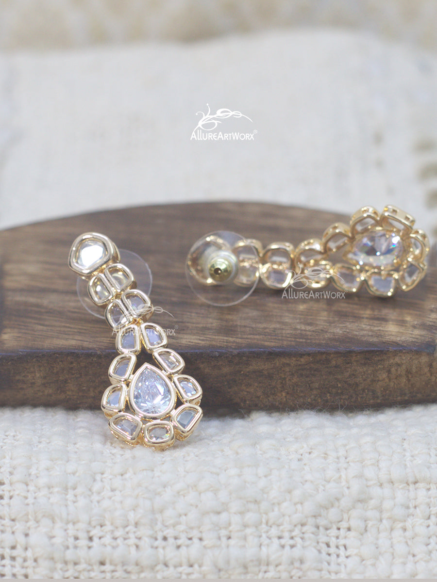 Uncut Earrings